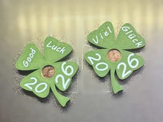Glücksbringer – Kleeblatt für St Patricks day 2026