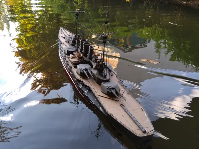 RC Battleship SMS Helgoland 1:150 scale