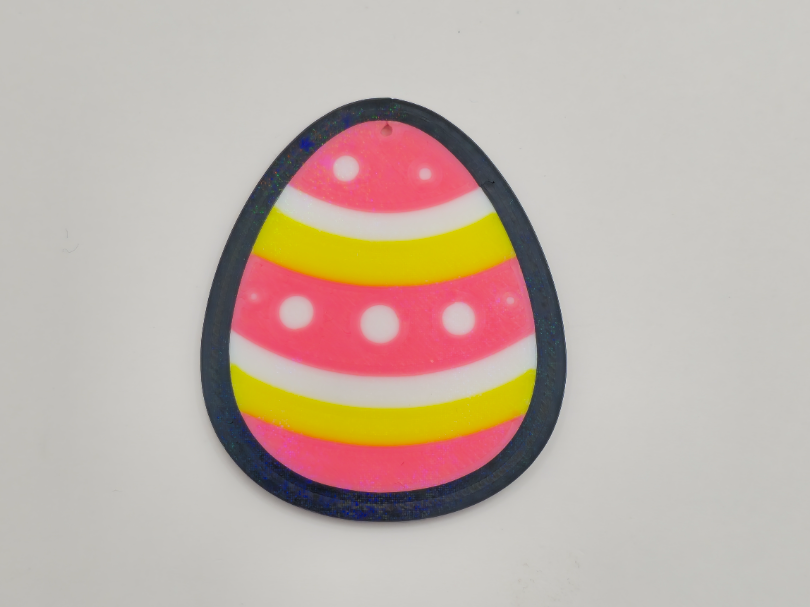 Easter Egg Keychain – Multicolor Easter Keychain