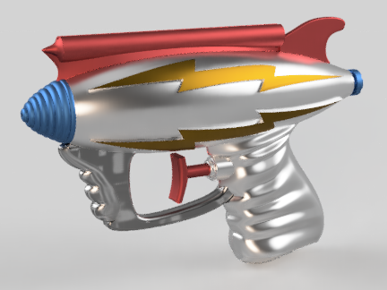 Electro-Zapper Blaster - Retro Ray Gun