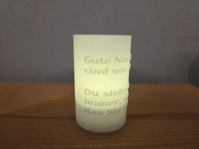 LED Teelicht "Gute Nachbarn sind wie Sterne..."