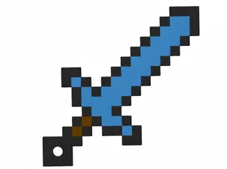 Minecraft Sword Keychain