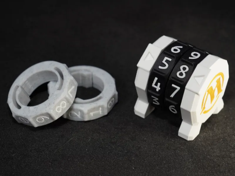 Dual Color Number Wheels for Life Counters