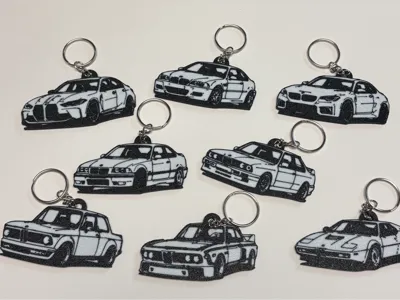 BMW Icons Keychain Collection