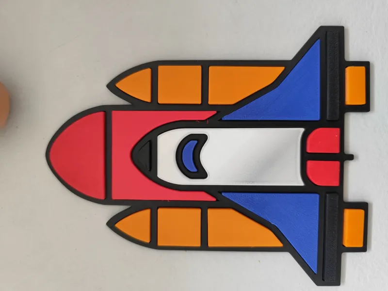 Rocket Jigsaw Puzzle for kids