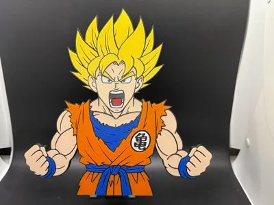 Son Goku Super Saiyan Walldecor (NO AMS)