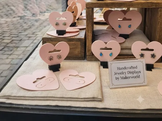 Heart Earring Display Cards