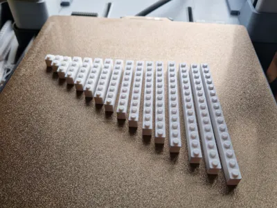 Build Brick compatible 1x1 to 1x16 collection