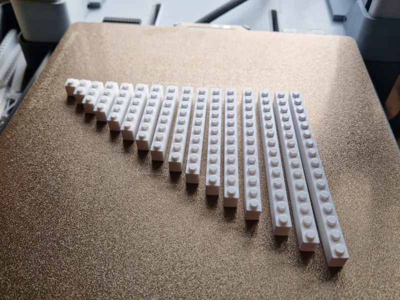 Build Brick compatible 1x1 to 1x16 collection