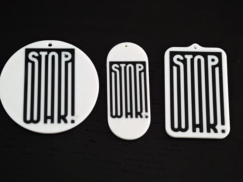 Stop War! Keychains (3 models)