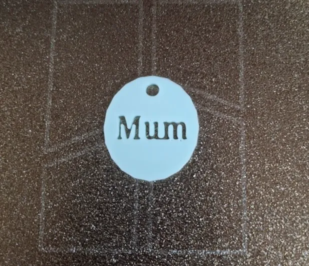Mum Keychain (Rounded)