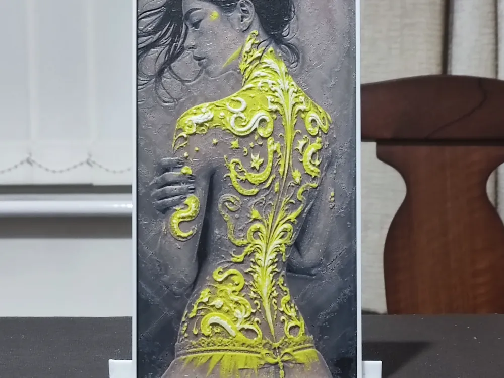Hueforge Color Setup Neon Tattoo - HueForge 4 Color - Free 3D Print Model - MakerWorld