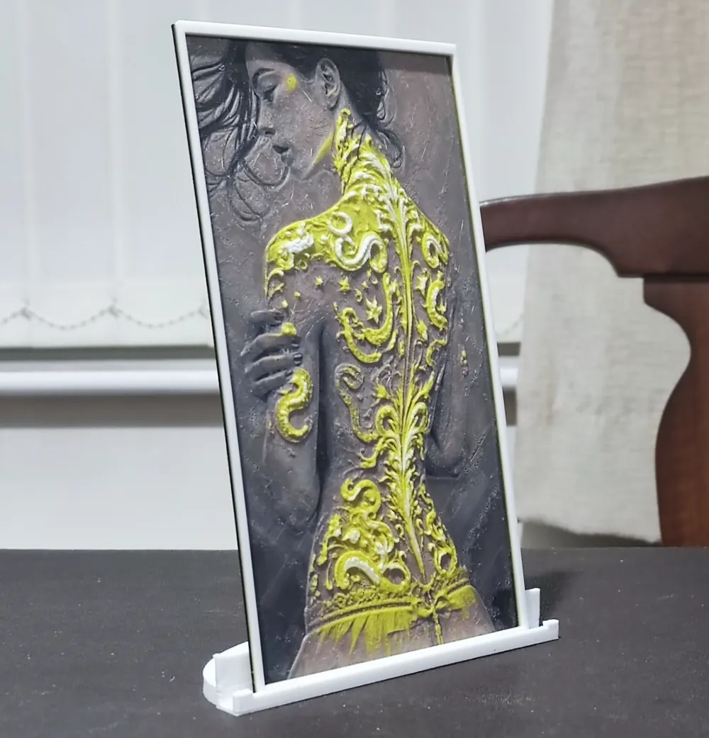 Hueforge Color Setup Neon Tattoo - HueForge 4 Color - Free 3D Print Model - MakerWorld