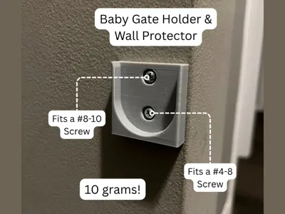 Baby Gate Holder - Wall Protector