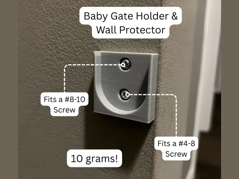 Baby Gate Holder - Wall Protector
