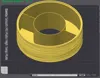 2 compartments - PLA - 0.2mm layer, 1 walls, 15% infill