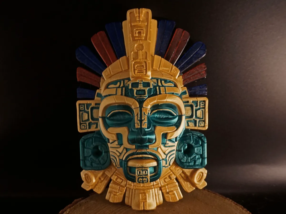 The Rite Masks Ancient Whispers - Mesoamerican Rite Mask - Free 3D Print Model ...