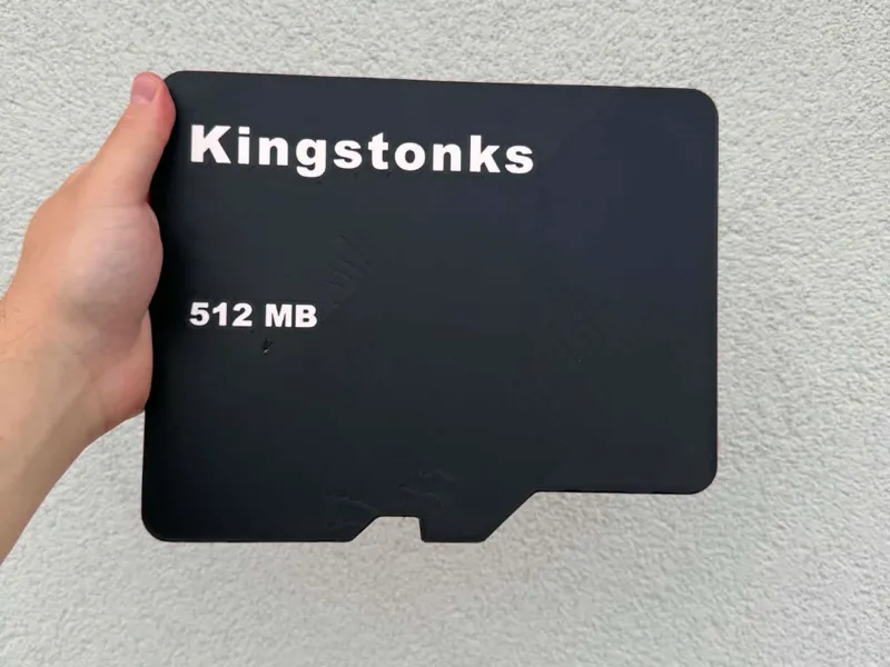 GIANT micro sd card