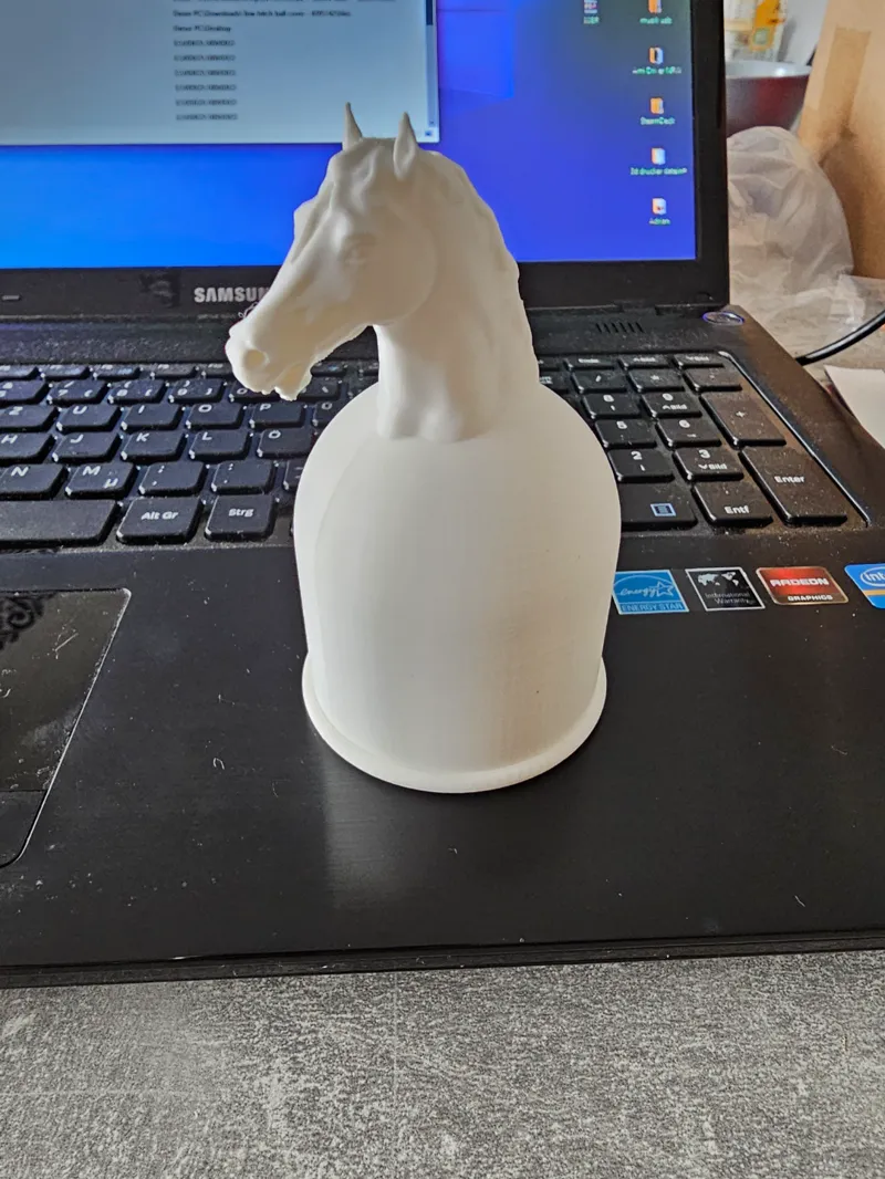 Anhängerkupplungsabdeckung Pferd