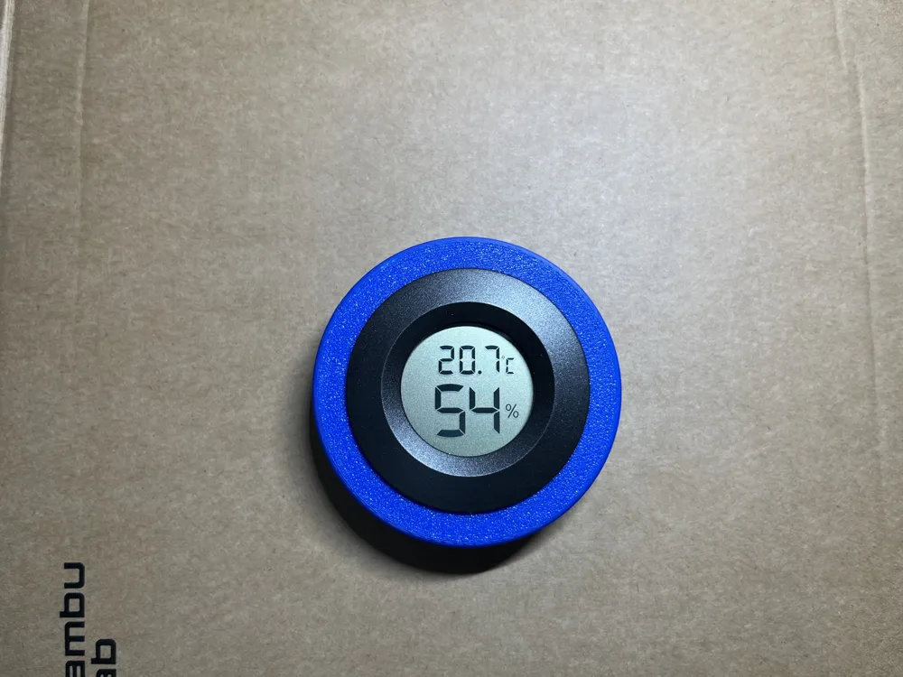 Thermometer Inserts Spool Hygrometer & Thermometer Ring insert - Free 3D Print Model ...