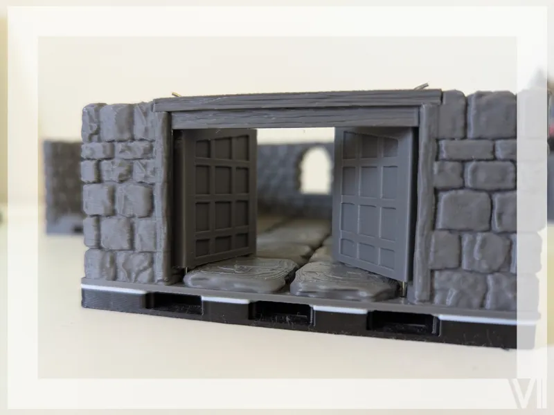 OpenForge 2.0 Square Door (Dungeon Stone)