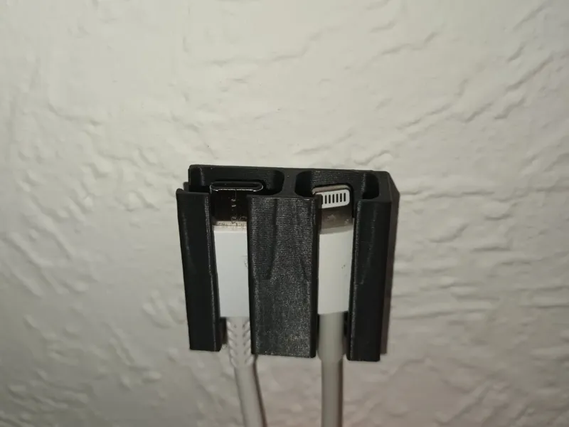 USB kabelhalter iphone usb-c 2x/usb cableholder