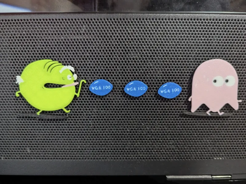 Old Pacman chasing with Viagra