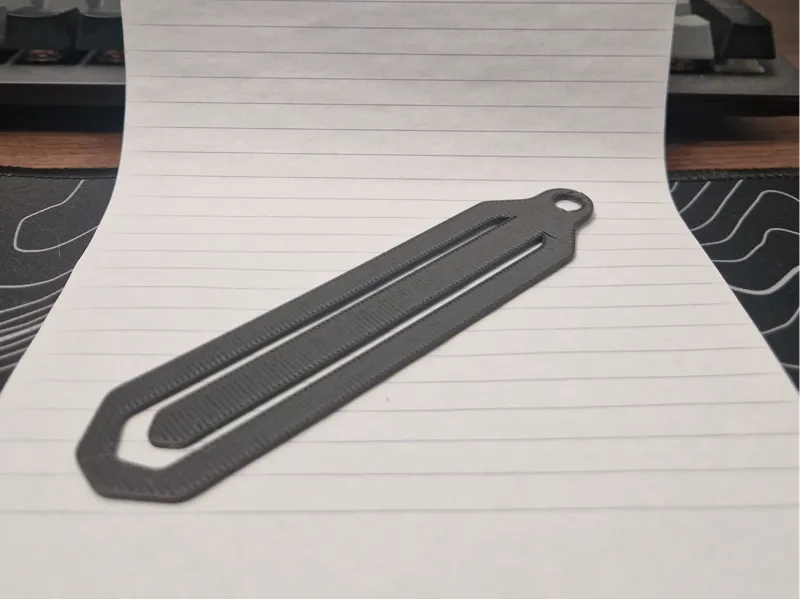 Simple & Quick Bookmark with hole