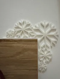 Coin de porte flocon de neige — photo 4