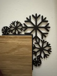 Coin de porte flocon de neige — photo 3