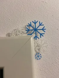 Coin de porte flocon de neige — photo 5