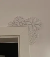 Coin de porte flocon de neige — photo 7