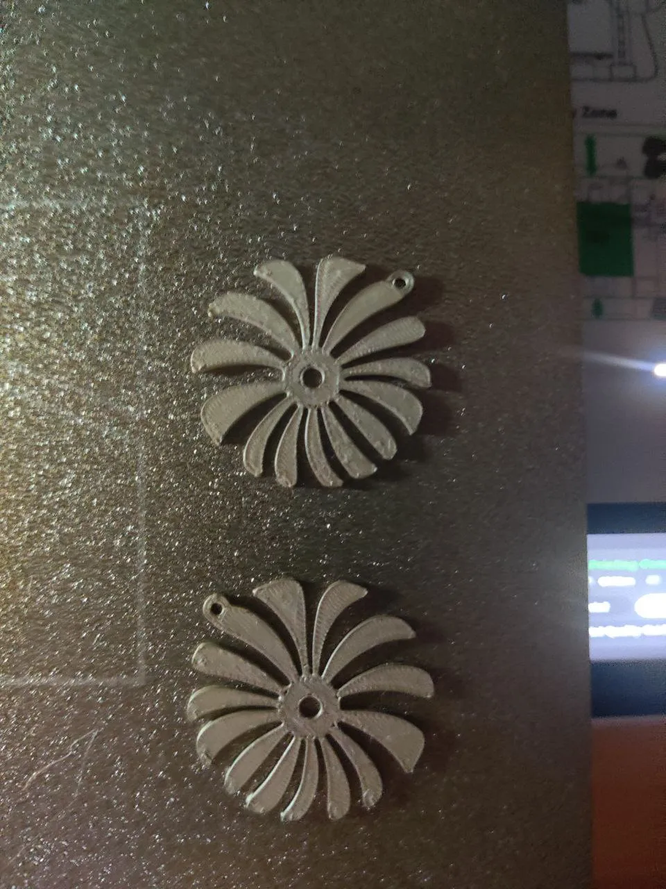 Sunburst Flower Spirograph Earrings view 2