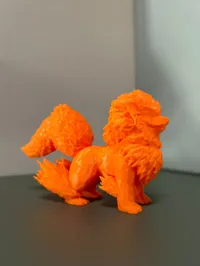Arcanine Pokémon low poly — photo 2