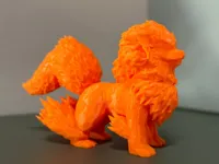 Arcanine Pokémon low poly — photo 1