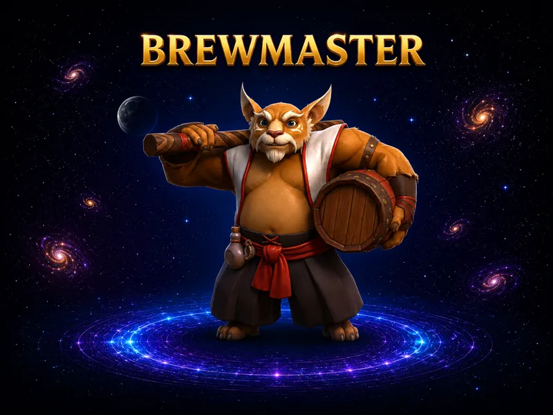 DOTA 2 BREWMASTER CHIBI STYLE