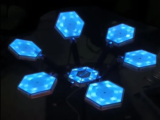 6 Arm Hex Light