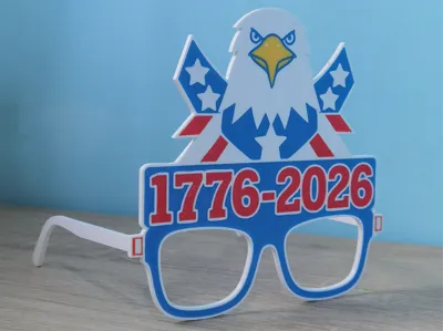America 250th Anniversary Patriotic Glasses 7