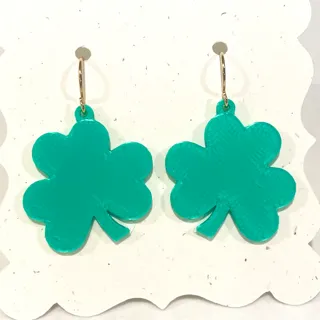 Shamrock Clover Earrings St Patrick's Day