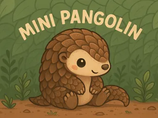 Mini Pangolin – Cute 3D Printable Figurine