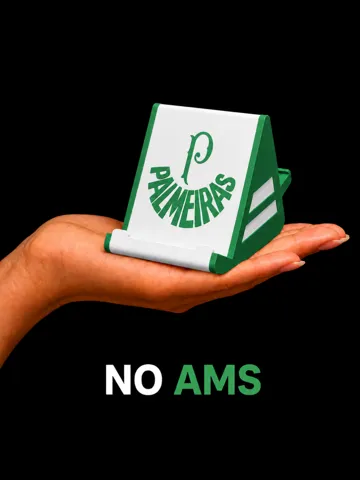 Accesorio para impresora 3D: Suporte de celular Duplo do Palmeiras (SEM AMS) — vista de referencia 2
