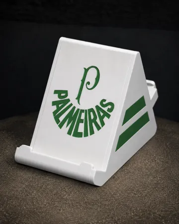 Accesorio para impresora 3D: Suporte de celular Duplo do Palmeiras (SEM AMS) — vista de referencia 4