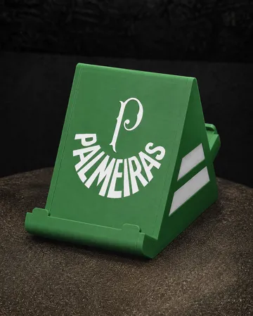 Accesorio para impresora 3D: Suporte de celular Duplo do Palmeiras (SEM AMS) — vista de referencia 3