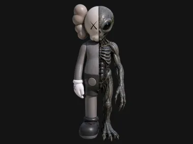 Kaws "Flayed Open" Extraterrestrial edition - Fast