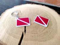 DAN Flag Keychain