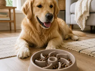 Slow Feeder Dog Bowl – Healthy Eating Bowl for Dog