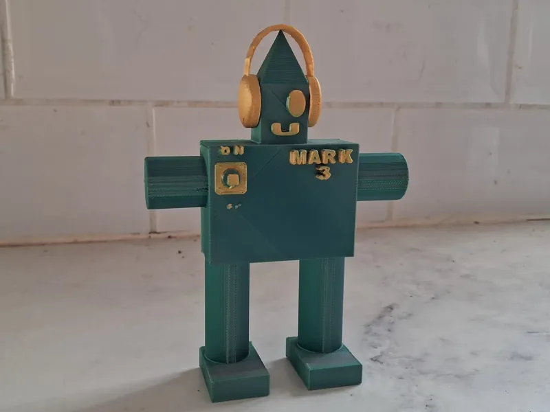 Tin man mark 3 with headphones