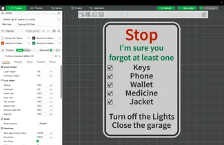 Checklist Sign