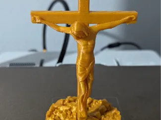 Jesus Christ on the Cross with a base