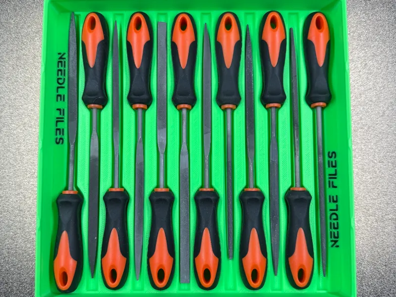 Needle File Holder Gridfinity Bin 4x4x4